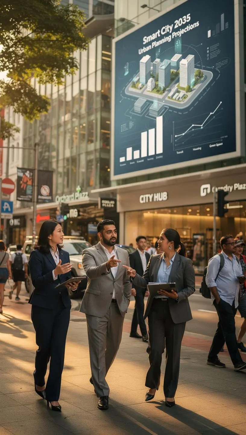 Professional business solutions illustration